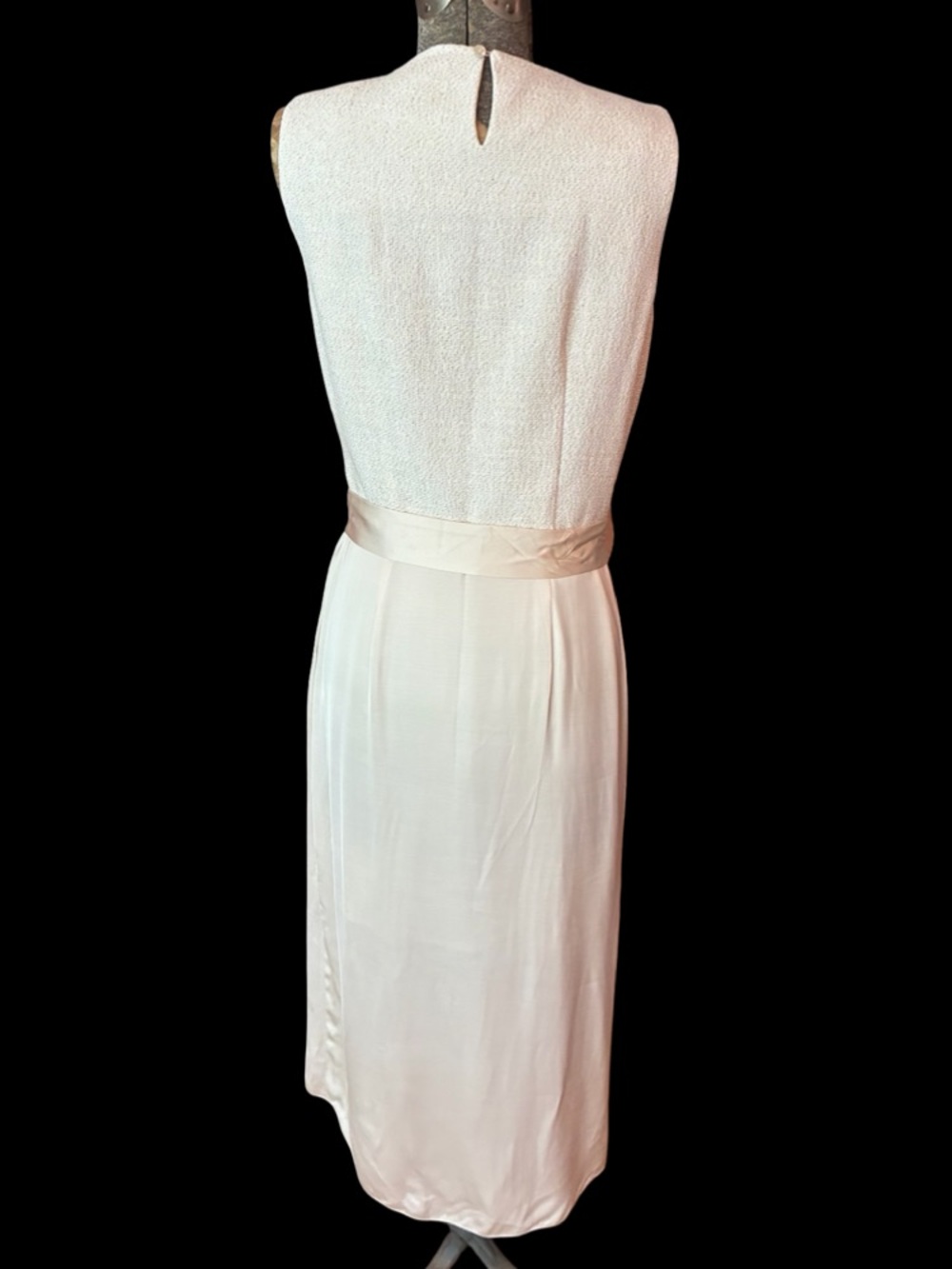 Peserico mixed media midi dress. EUC - Picture 6 of 10